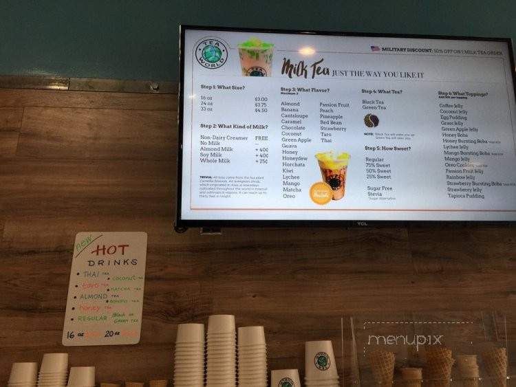 Tea World - Santa Rosa, CA menu_pic