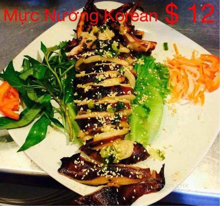 Bo Ne Phu Yen - San Jose, CA menu_pic