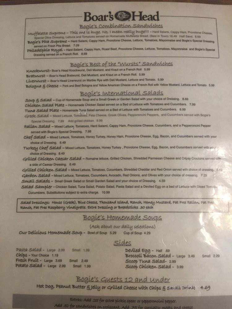 Deli On The Square - Memphis, TN menu_pic