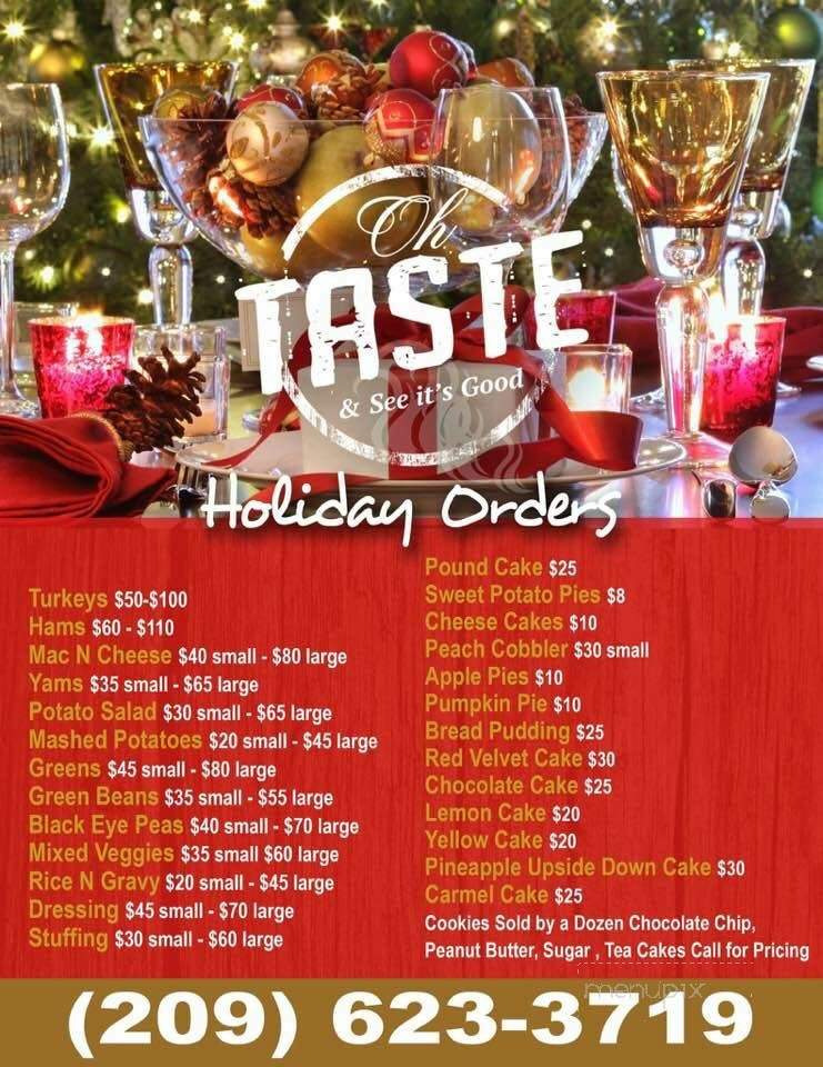 Oh Taste and See It's Good - Stockton, CA menu_pic