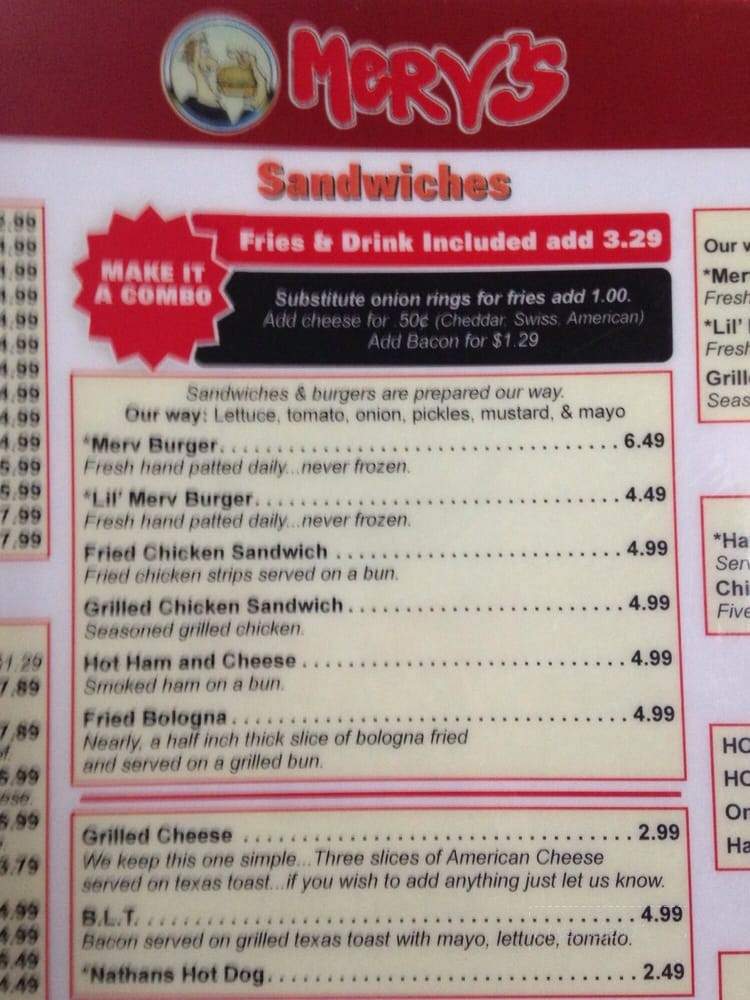 Merv's Burgers - Soddy-Daisy, TN menu_pic