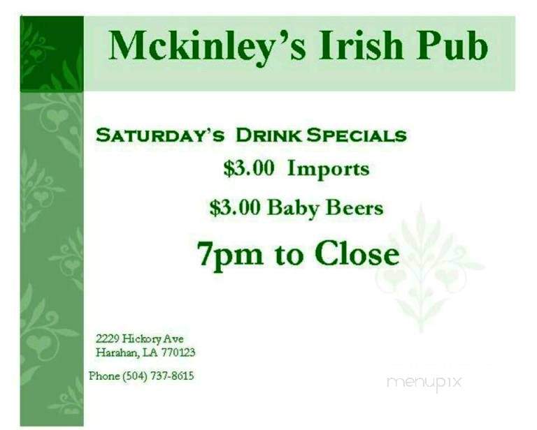 /28550566/McKinleys-Irish-Pub-Harahan-LA - Harahan, LA