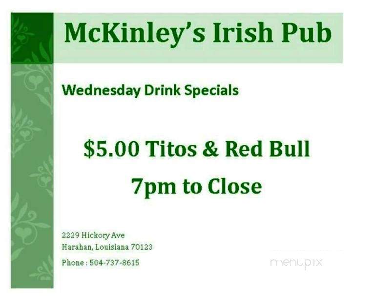 /28550566/McKinleys-Irish-Pub-Harahan-LA - Harahan, LA