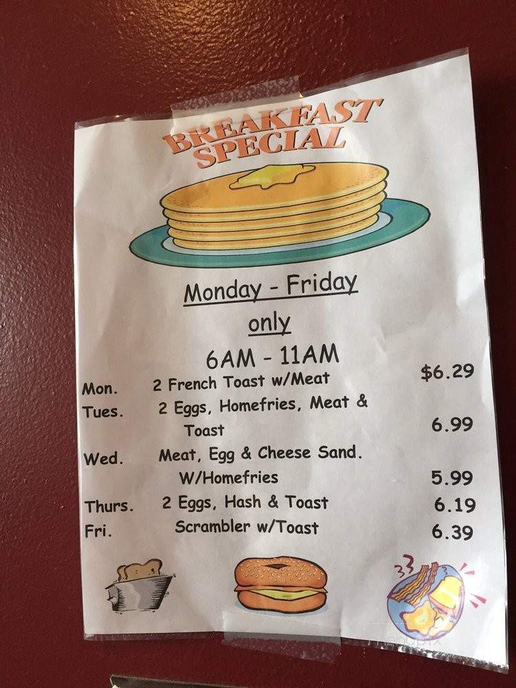 Corner Diner Too - Sherrill, NY menu_pic
