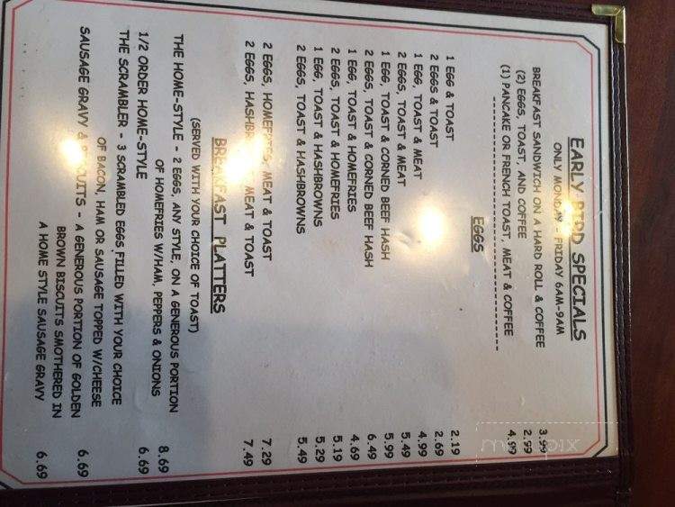 Corner Diner Too - Sherrill, NY menu_pic
