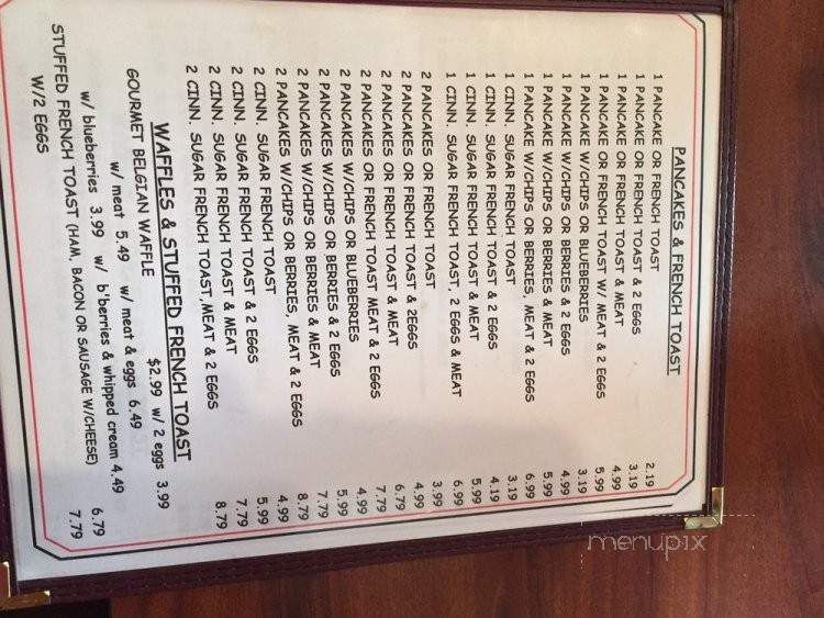 Corner Diner Too - Sherrill, NY menu_pic