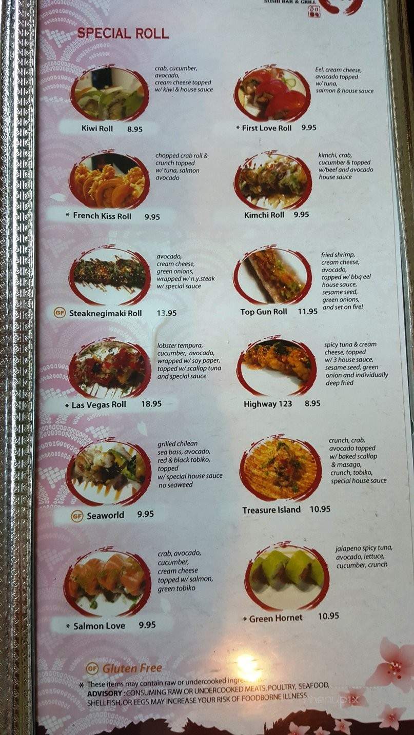 Sake Zen Sushi and Grill - Anderson, SC menu_pic