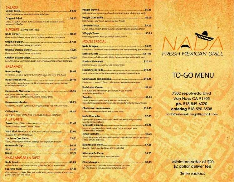 /28556382/Nada-Fresh-Mexican-Grill-Van-Nuys-CA - Van Nuys, CA