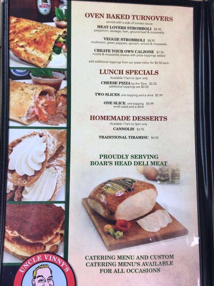 Uncle Vinny's Downtown Roseboro - Roseboro, NC menu_pic