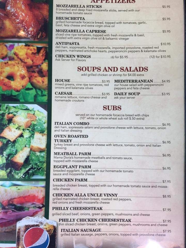 Uncle Vinny's Downtown Roseboro - Roseboro, NC menu_pic