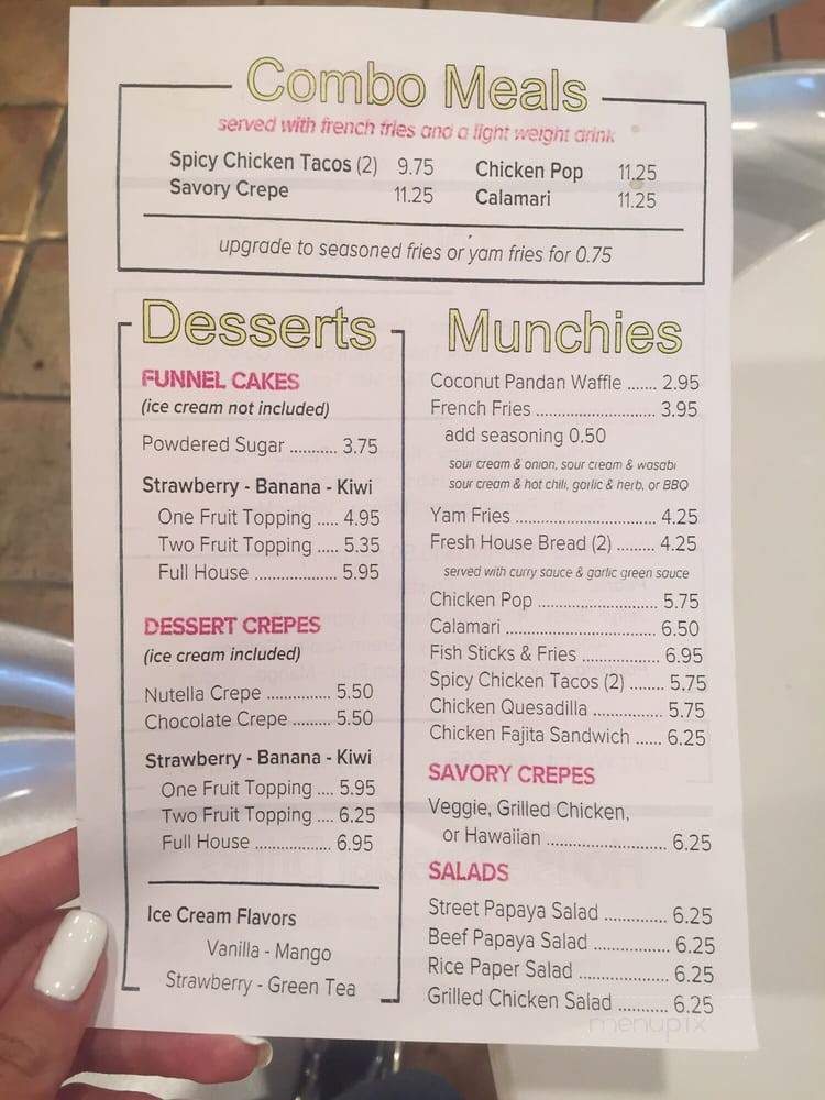 T Spot Boba Drinks & Snacks - San Jose, CA menu_pic