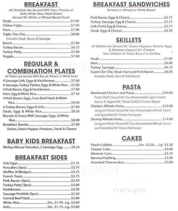 Super Chi Chi - Chicago, IL menu_pic