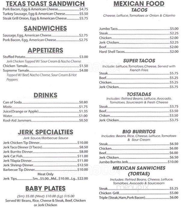 Super Chi Chi - Chicago, IL menu_pic
