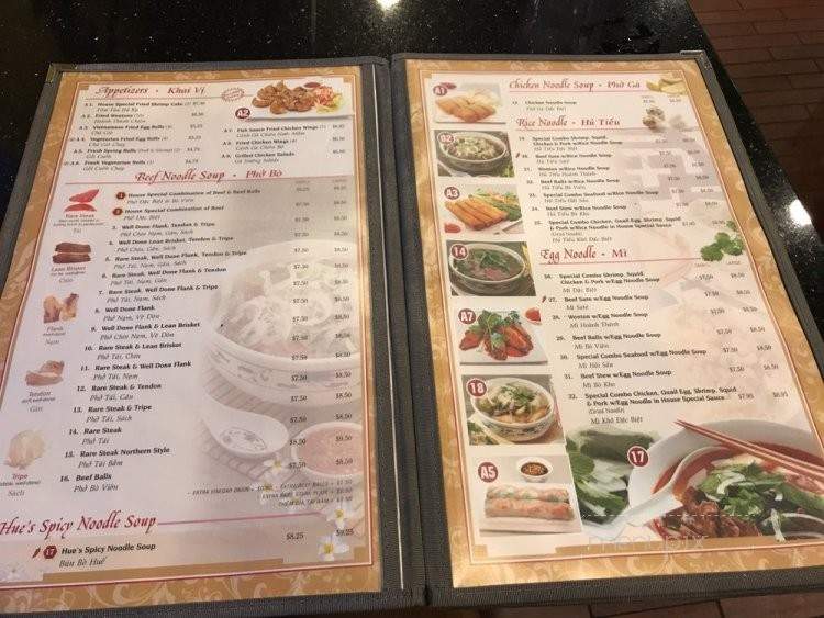 House of Pho - Hayward, CA menu_pic