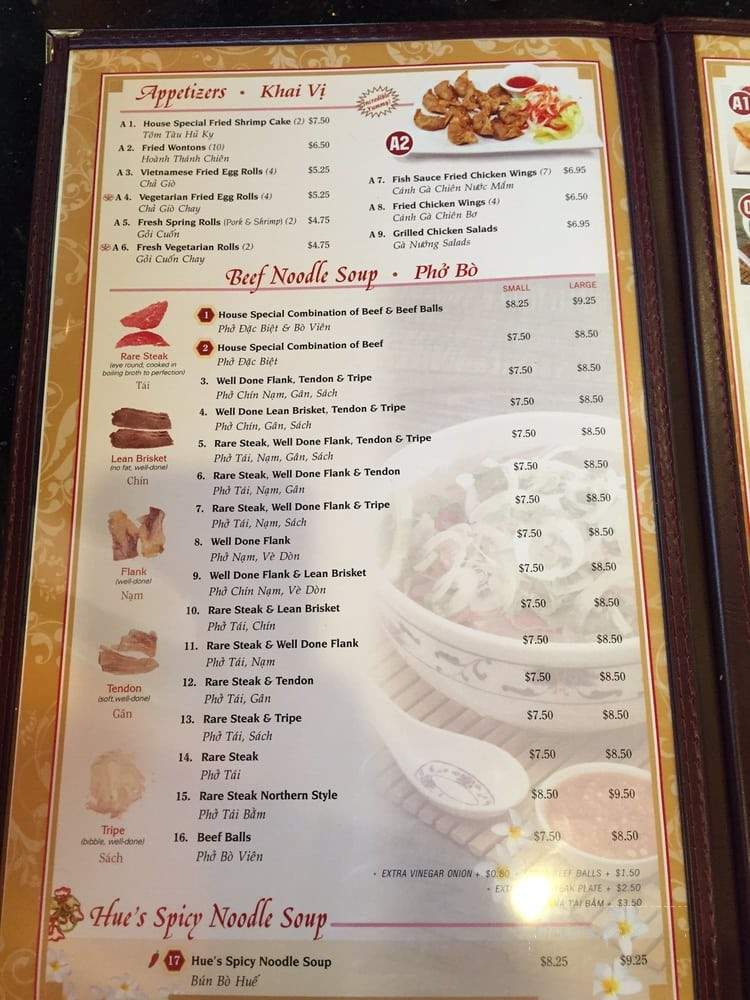 House of Pho - Hayward, CA menu_pic