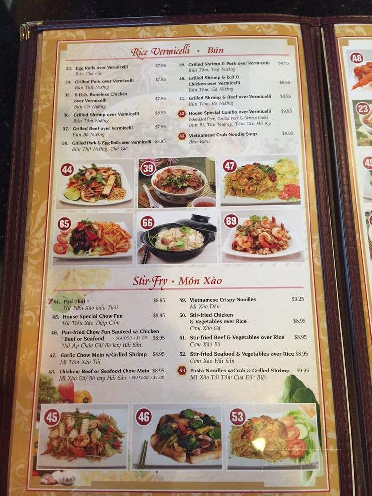 House of Pho - Hayward, CA menu_pic