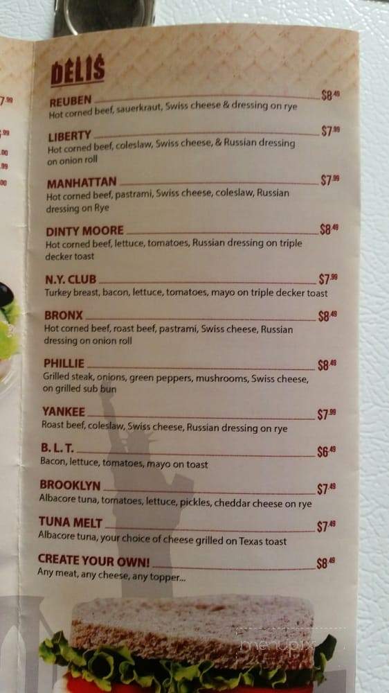 NY Deli - Dearborn, MI menu_pic