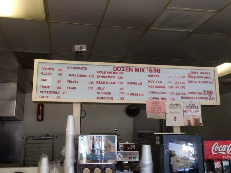 Oo Donuts - Hemet, CA menu_pic