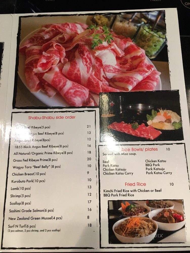 Oyu Shabu - Mission Viejo, CA menu_pic