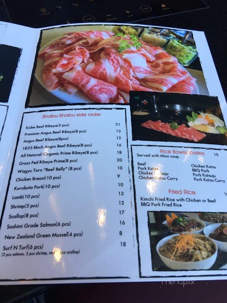 Oyu Shabu - Mission Viejo, CA menu_pic