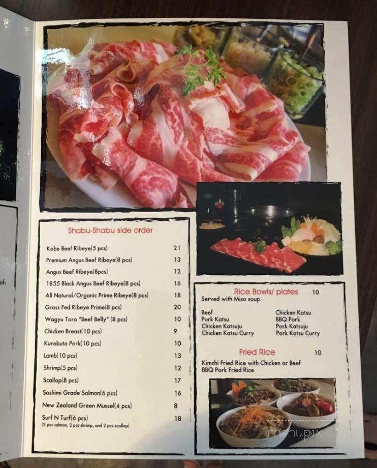Oyu Shabu - Mission Viejo, CA menu_pic