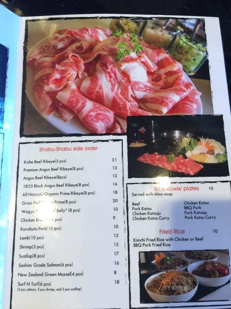 Oyu Shabu - Mission Viejo, CA menu_pic