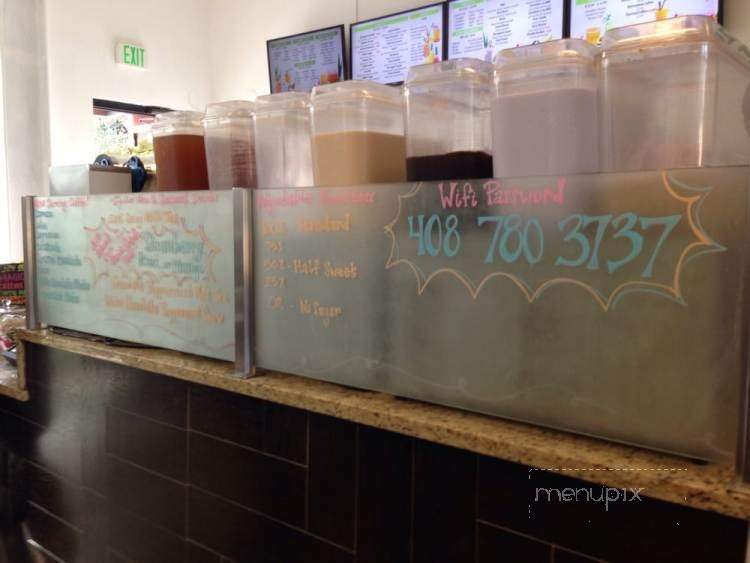 The Tea Zone & Fruit Bar - San Jose, CA menu_pic