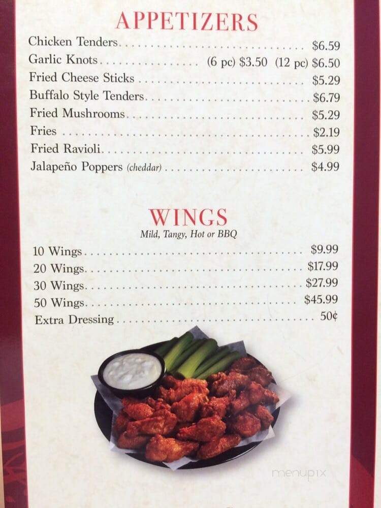 Nara Pizza and Grill - Fayetteville, NC menu_pic