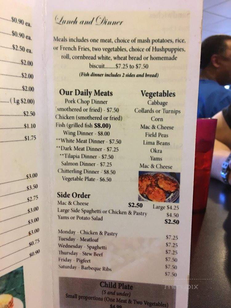 Emma's Kitchen - Fayetteville, NC menu_pic