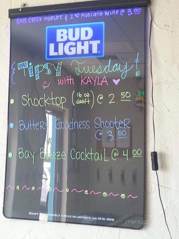 Tipsy Turtle Tavern - Atlantic Beach, NC menu_pic