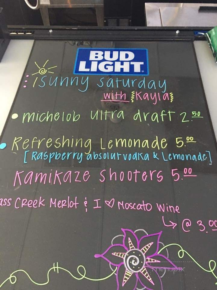 Tipsy Turtle Tavern - Atlantic Beach, NC menu_pic