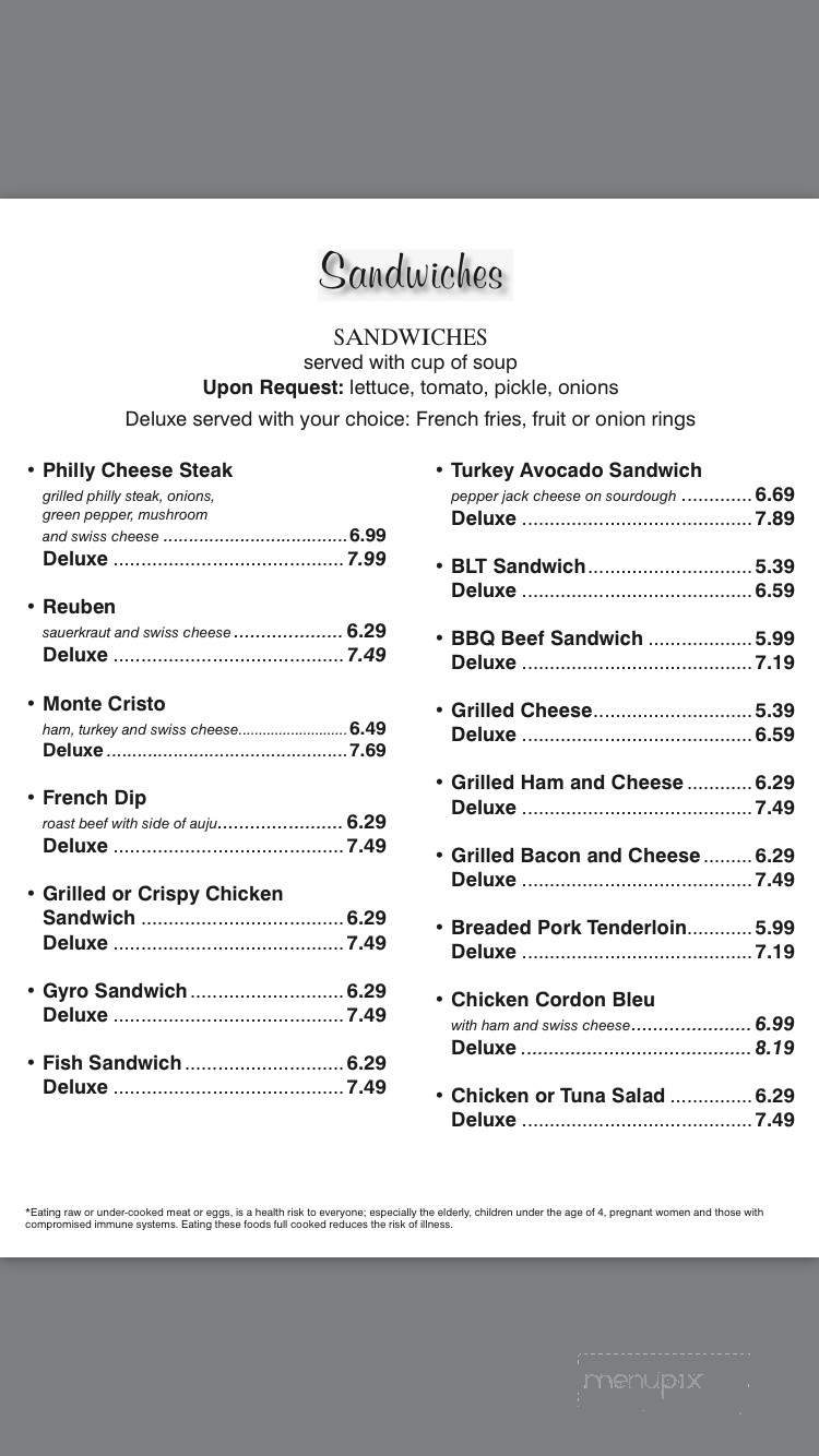 Nora's Family Restaurant - Marshfield, WI menu_pic