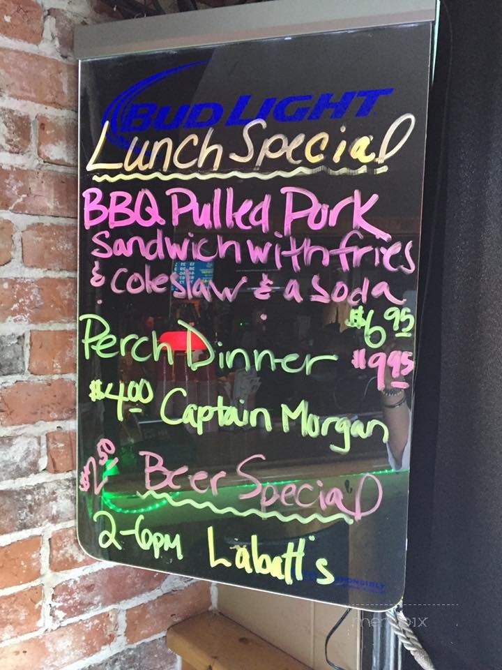 Bobby's Lounge - Plattsburgh, NY menu_pic