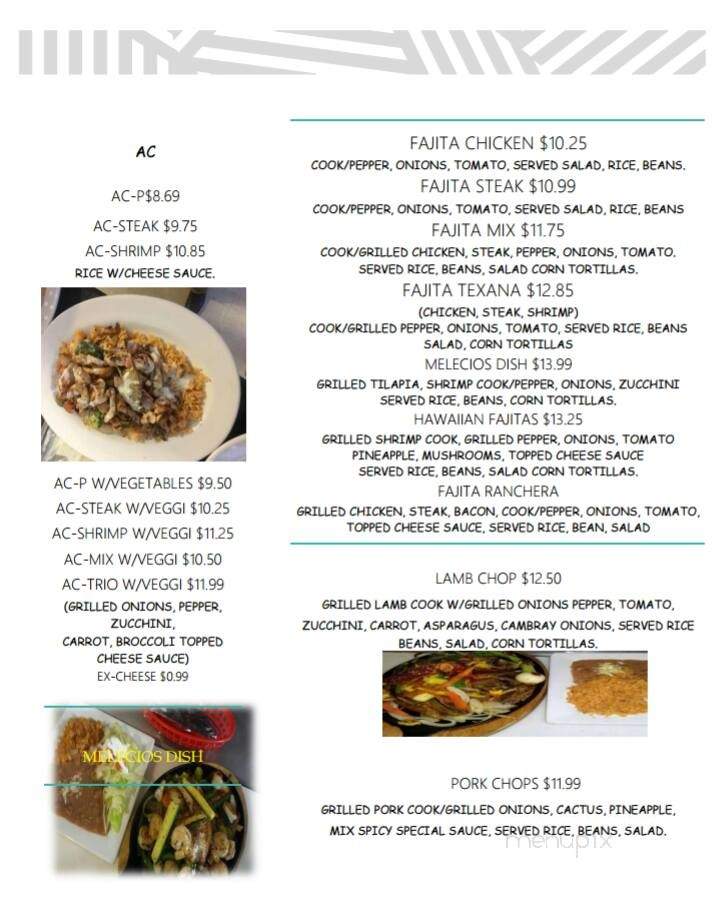 Taqueria Melecios - Shannon, NC menu_pic