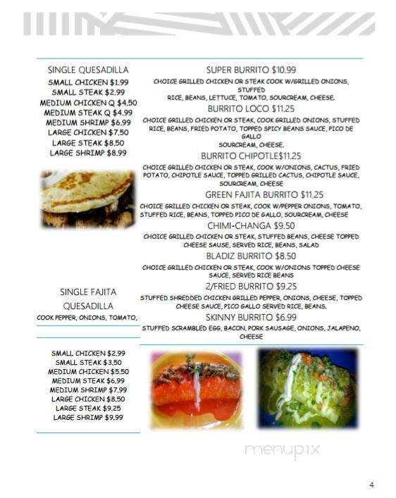 Taqueria Melecios - Shannon, NC menu_pic