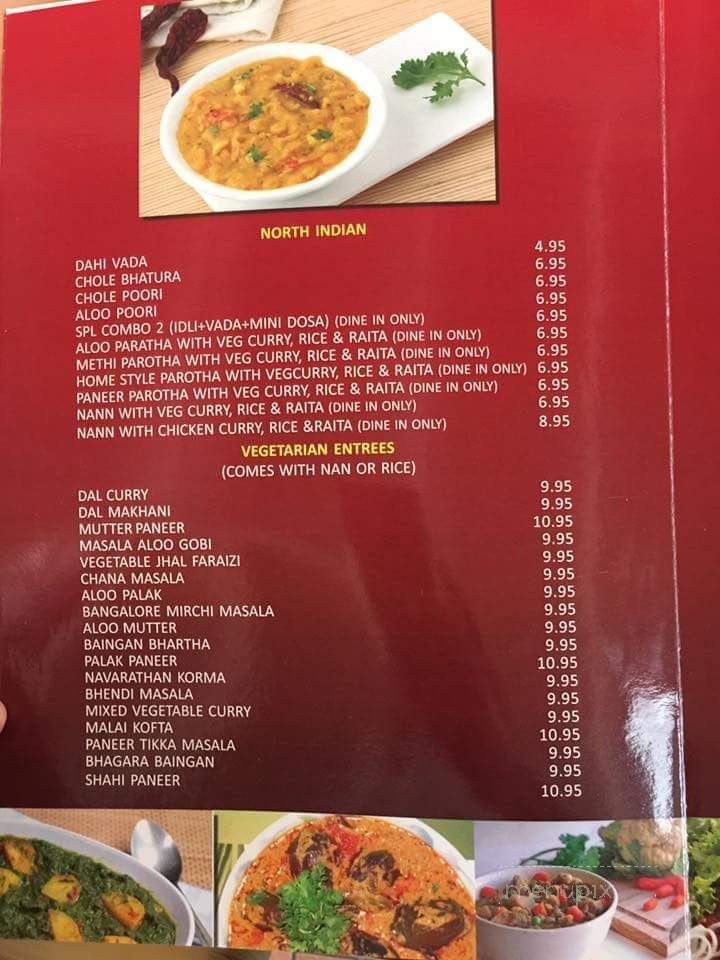 Royal Indian Cuisine - Lubbock, TX menu_pic