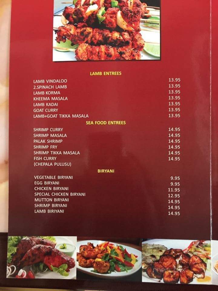 Menu of Royal Indian Cuisine in Lubbock, TX 79413