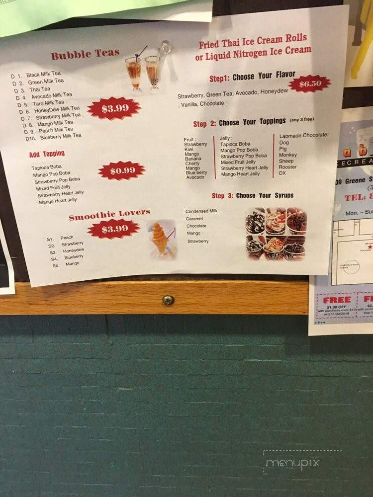 Lab Made - Columbia, SC menu_pic
