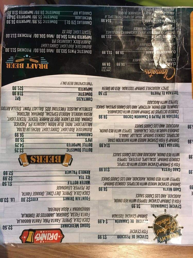 Los Cabos Seafood & Grill - El Centro, CA menu_pic