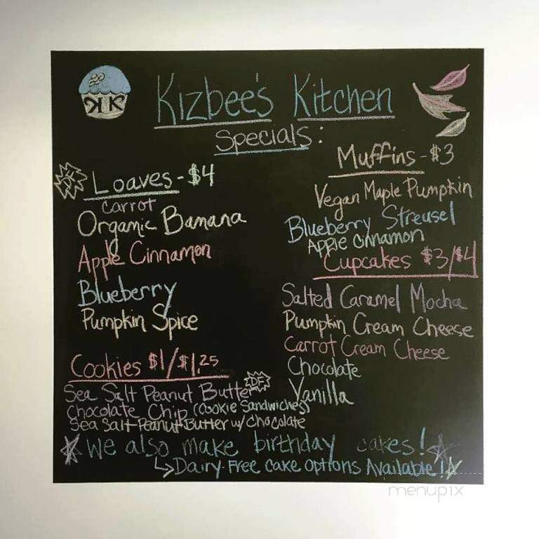 Kizbee's Kitchen - Egg Harbor City, NJ menu_pic