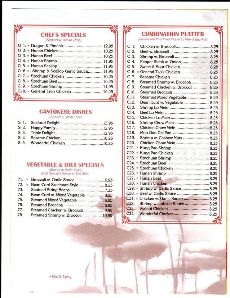 Fortune Star Buffet & Grill - Pleasant Hills, PA menu_pic