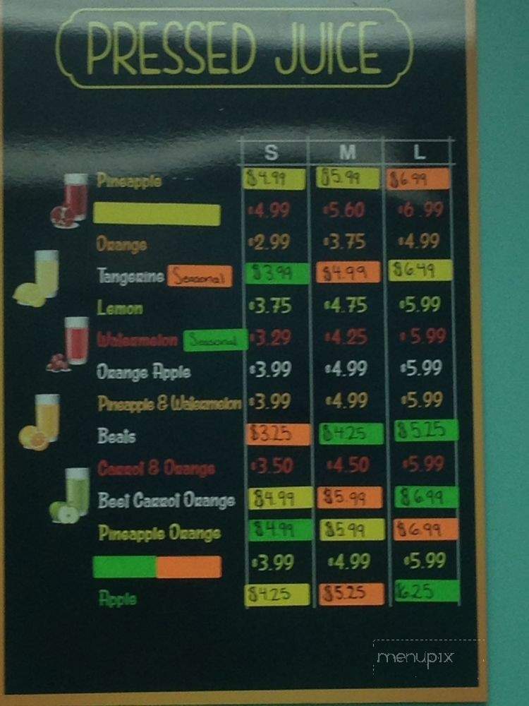 Freshalicious Treats - Jacksonville Beach, FL menu_pic