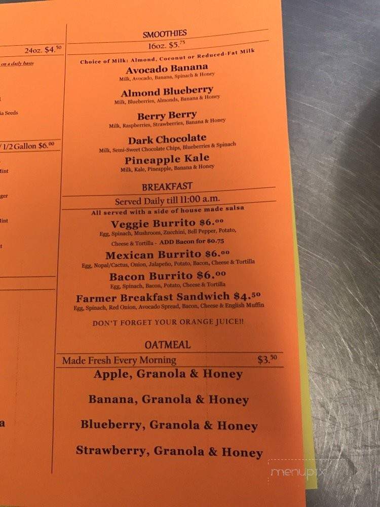 It's Juice Time - Los Angeles, CA menu_pic