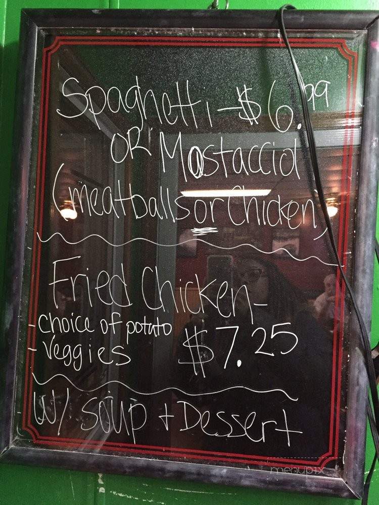 Filis Cafe - Cudahy, WI menu_pic