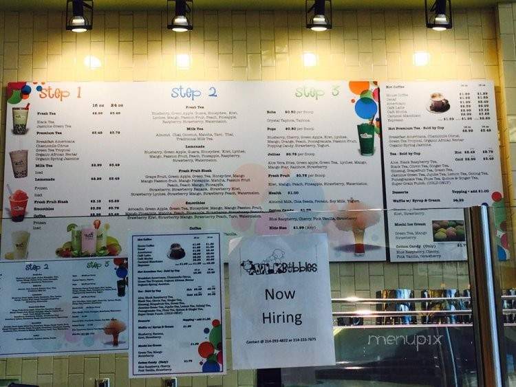 Milk Bubbles - Plano, TX menu_pic