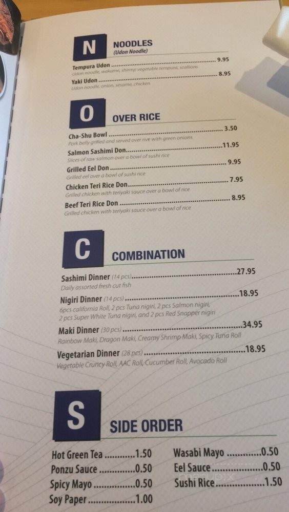 Wabi Sabi Rotary - Chicago, IL menu_pic