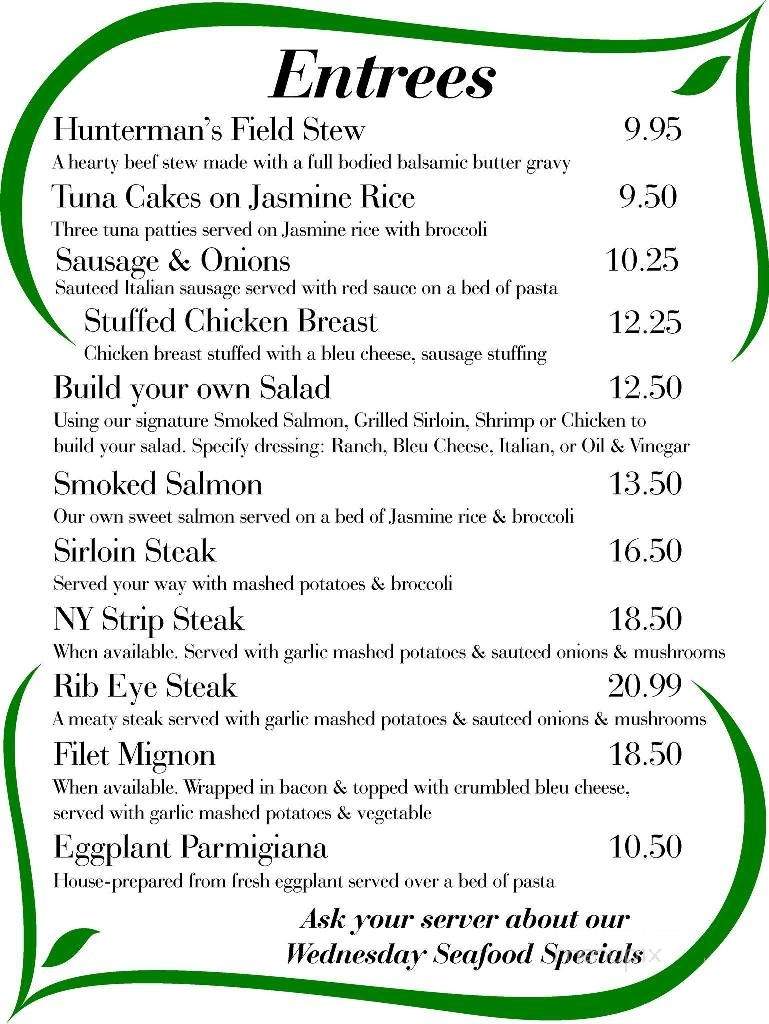 Hunters Lodge Crewe Christmas 2024 Menu Sibyl Dulciana