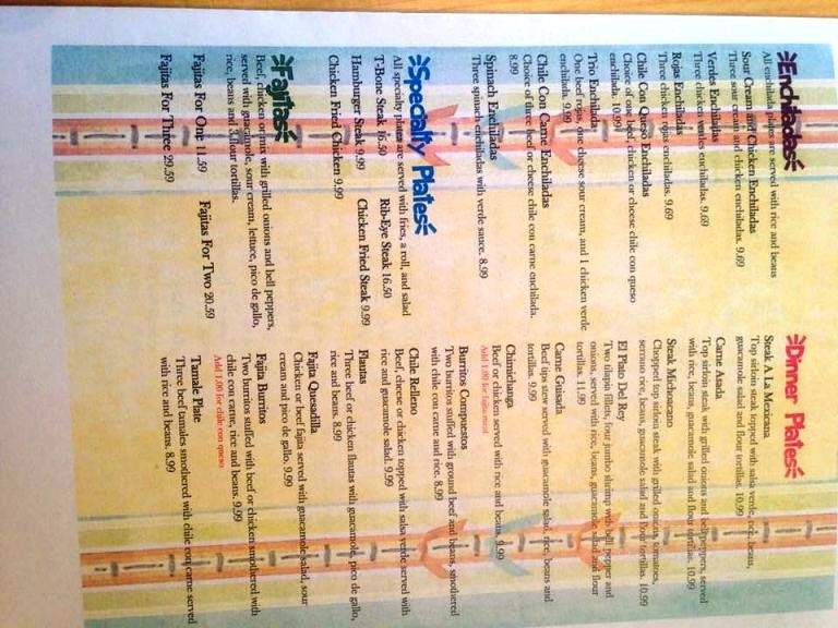 Juanes Mexican Restaurant - Bertram, TX menu_pic