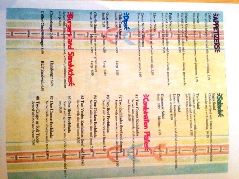 Juanes Mexican Restaurant - Bertram, TX menu_pic