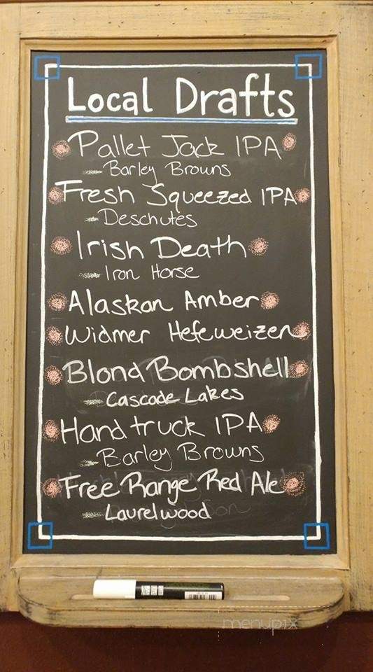 Latitude 45 - Baker City, OR menu_pic